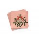 20 Serviettes 100% Bambou 33x33 cm Mistletoe - Chic Mic