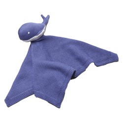 Doudou 100% coton Baby Whale - Chic Mic