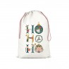 Storage bag in cotton - ho ho ho