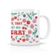 Mug céramique 350ml - Retro love (cherry)