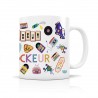 Mug céramique 350ml - Coeur de rockeur*