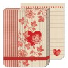 Pocket carnet de notes (élastique rouge) - Stripe Heart