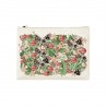 Trousse rectangulaire PM (20x13 cm) - Noël Floral *
