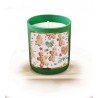 Bougie parfumée 220gr en verre vert - Délices de Noël