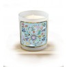 Bougie parfumée 220gr en verre blanc- Soleil d'hiver