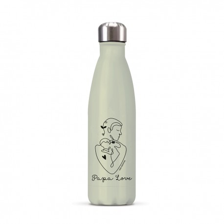 Gourde isotherme 500ml - Papa love