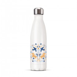 Gourde Personnalisée Motif Végétal, Gourde Thermos 75 cl