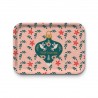 Plateau rectangulaire kraft L (mat) - Ho Ho Ho (Noël ensemble)