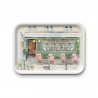 Tray recycled kraft (42x30 cm) - La vie Parisienne