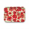 Plateau rectangulaire kraft (42x30 cm) - Coquelicot