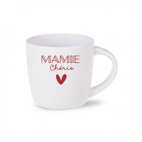 Breakfast mug ceramic 350ml - La famille c'est tout (Mamie)
