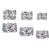 Xxl treasure chest set 3 - Butterfly Garden Blue