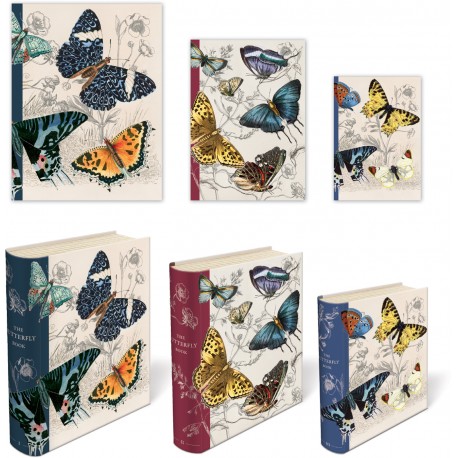 Set de 3 boîtes livres gigognes GM - Butterfly Studies