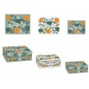 Set de 3 boîtes rectangulaires gigognes PM - Nightshade (Floral)