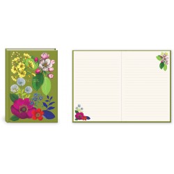 Carnet de notes A5 couverture rigide - Vintage Floral (Floral)