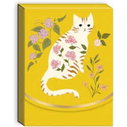 Pocket carnet de notes aimanté - White cat