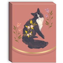 Pocket carnet de notes aimanté - Black cat