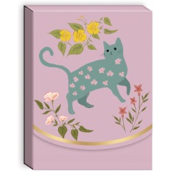 Pocket carnet de notes aimanté - Gray cat