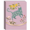 Pocket carnet de notes aimanté - Gray cat