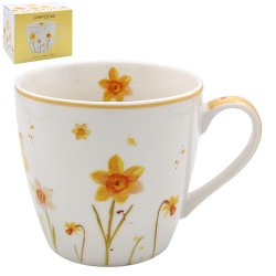Tasse déjeuner en porcelaine - Daffodils