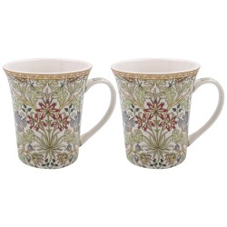 Coffret 2 mugs en porcelaine - Hyacinth