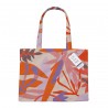 Grand Cabas en coton biologique 45x40 cm Exotic flowers - Chic Mic*