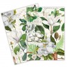 Set de 2 torchons assortis 100% coton - Magnolia Petals*