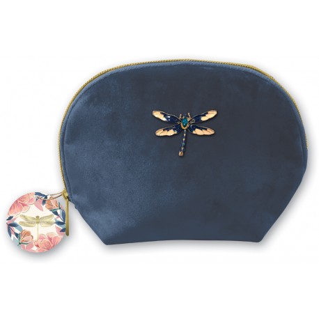 Trousse en velours doux Brooch - Florette Dragonfly