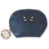 Trousse en velours doux broche - Florette Dragonfly