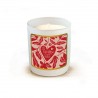Bougie parfumée 220gr en verre blanc - La famille c'est tout