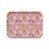Plateau rectangulaire kraft (42x30 cm) - De l'amour et des cupcakes