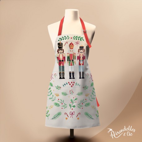 Apron 100% organic cotton (GOTS) - Magie de Noël