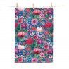 Towel 100% organic cotton (GOTS) - Floral folk