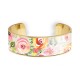 Bracelet manchette 20mm - Spring floral