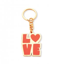 Porte-clés en métal - Love