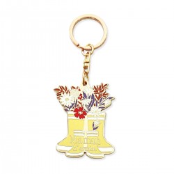Porte-clés en métal - Bouquet d'amour (maman)