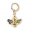 Metal keyring - Jardin de cottage (Abeille)