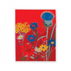 Pocket carnet de notes aimanté - Fleurs des champs