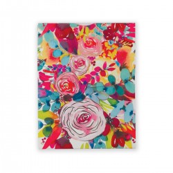 Pocket notepad - Floral rose