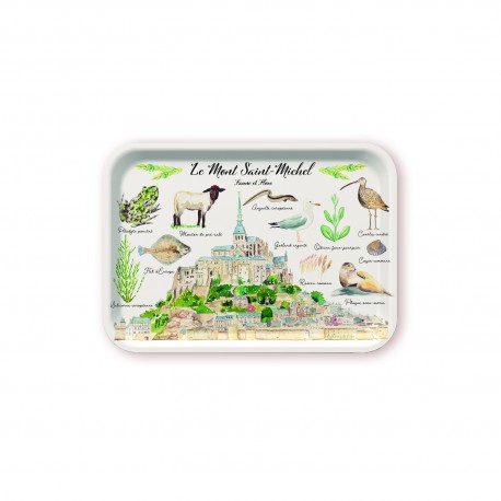 PER - Plateau rectangulaire (42x30 cm) - Le Mont Saint Michel PER