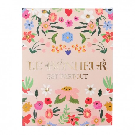 Pocket notepad - Le bonheur est partout