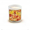 Bougie parfumée 220gr en verre blanc - Automne