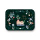 Plateau rectangulaire kraft (42x30 cm) - Slow life