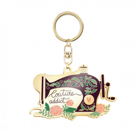 key ring - Belle nuit de Noël (couture addict)