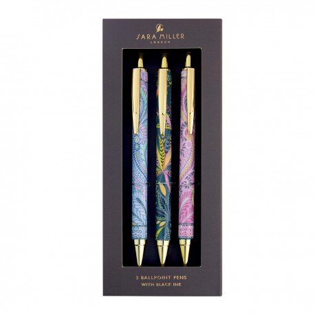 Coffret 3 stylos bille - Sara Miller (Savannah)