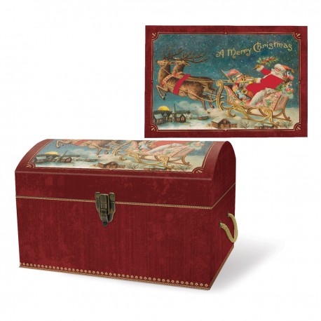 Set de 3 coffres rectangulaires gigognes - Ephemera Sleigh