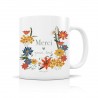 Mug ceramic 350ml - Fleurs des champs
