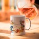 Mug ceramic 350ml - Fleurs des champs