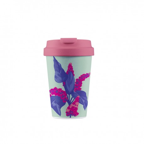 Mug de voyage 350ml (en P.L.A) Hyacinth - Bioloco Plant Easy Cup