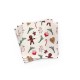 20 Serviettes 100% Bambou 33x33 cm Gingerbread - Chic Mic